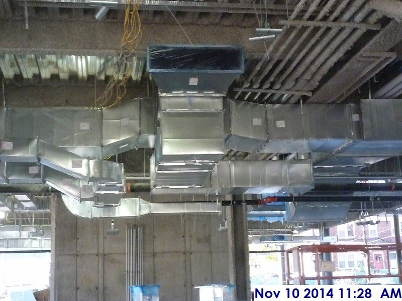 Duct work at the 1st Floor Facing West (800x600)